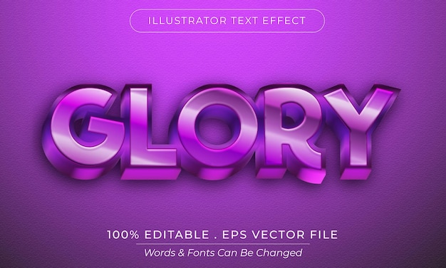 3D-Textstil-Effekt-Vorlagendesign