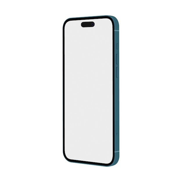 3D-Vektor-Leerbildschirm-Smartphone-Mockup