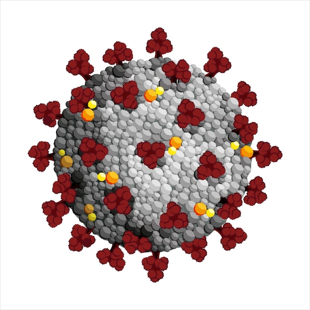 3D-Version des Corona-Virus