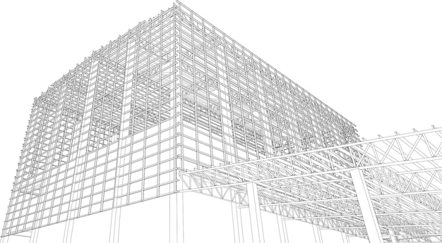 3D-Vorstellung eines Industrieprojekts
