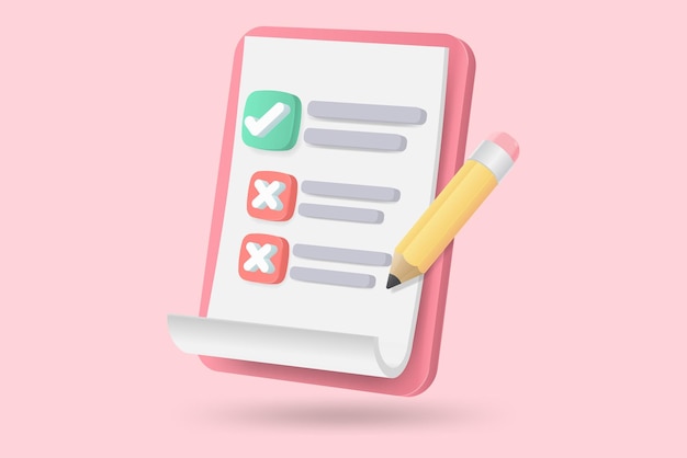 3D-Weißklemmtafel Aufgabenverwaltung Todo-Checkliste Arbeitsplan Projektkonzept schnelle Checkliste