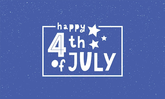 4. juli american independence day vektorillustration 4. juli typografisches design usa