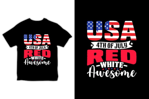 4. juli usa-t-shirt