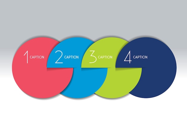 4-schritte-element-blasendiagramm-schema-diagrammvorlage infografik-vorlage