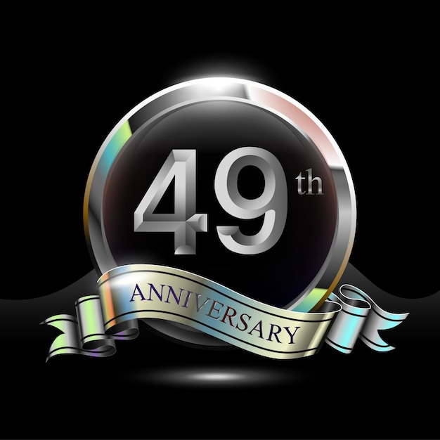 49 Silberjubiläums-Logo