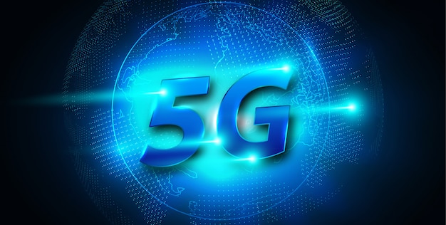 Vektor 5g neue wlan-verbindung banner