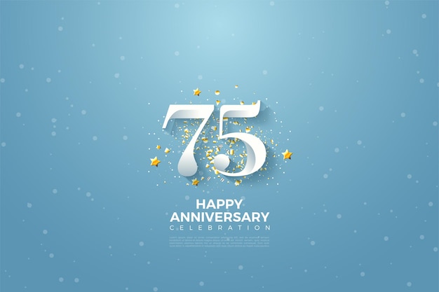 75. Jubiläumsfeier mit klassischen Zahlen.