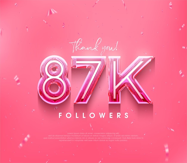 87.000 Follower entwerfen ein Dankeschön in zartem Rosa