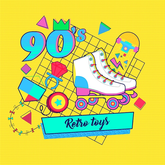 90er 80er nostalgisch bunt retro_toys