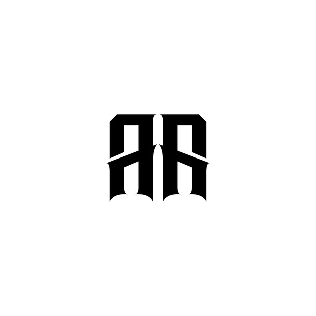 AA Monogramm-Logo-Design Buchstabe Text Name Symbol Monochrom-Logo Alphabet-Zeichen Einfaches Logo