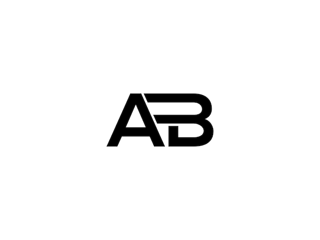 AB Monogramm-Logo-Design