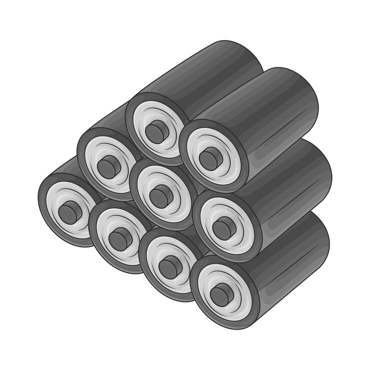 Vektor abbildung der batterie