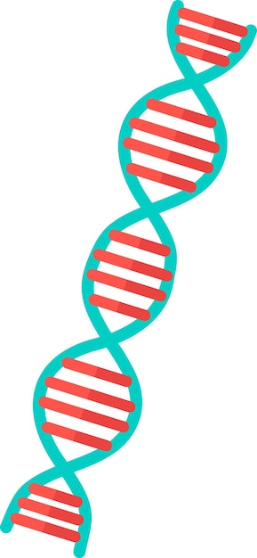 Vektor abbildung der dna