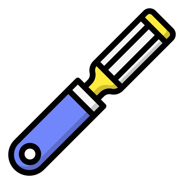Abbildung des Icon-Designs von Chisel Vector