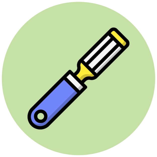 Abbildung des Icon-Designs von Chisel Vector