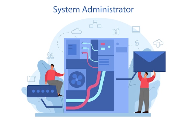 Abbildung des Systemadministrators