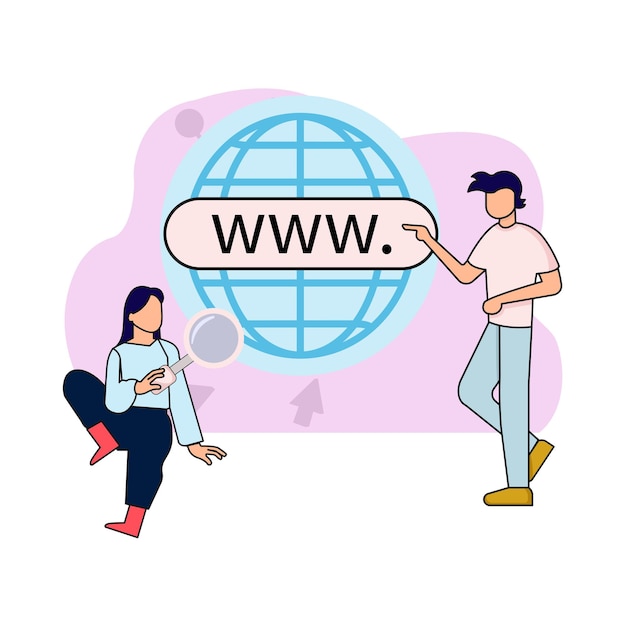 Abbildung des Webs