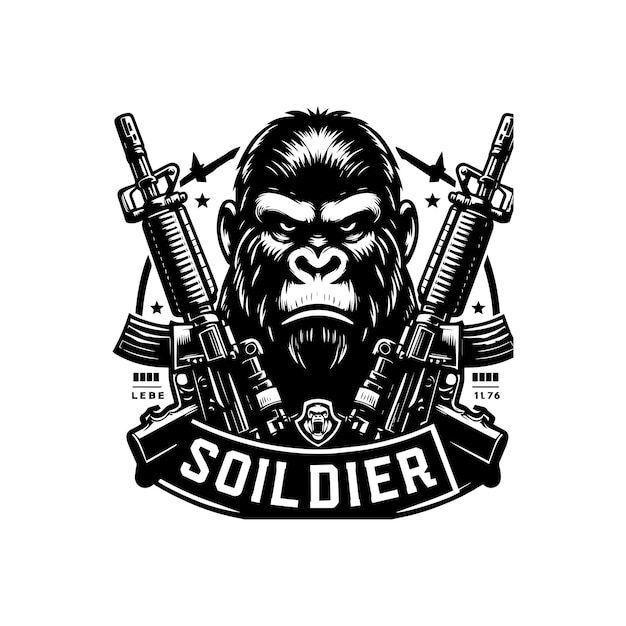 Abbildung eines Gorilla-Soldaten 1