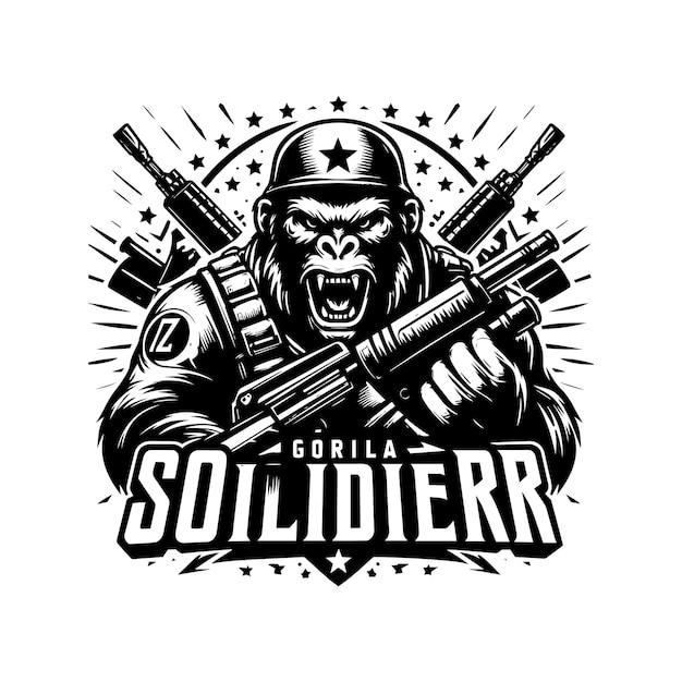 Abbildung eines Gorilla-Soldaten 1