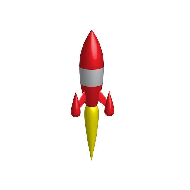Vektor abbildung vektorgrafik des rocket-symbols
