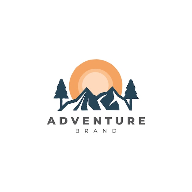 Abenteuer Logo Design Vorlage