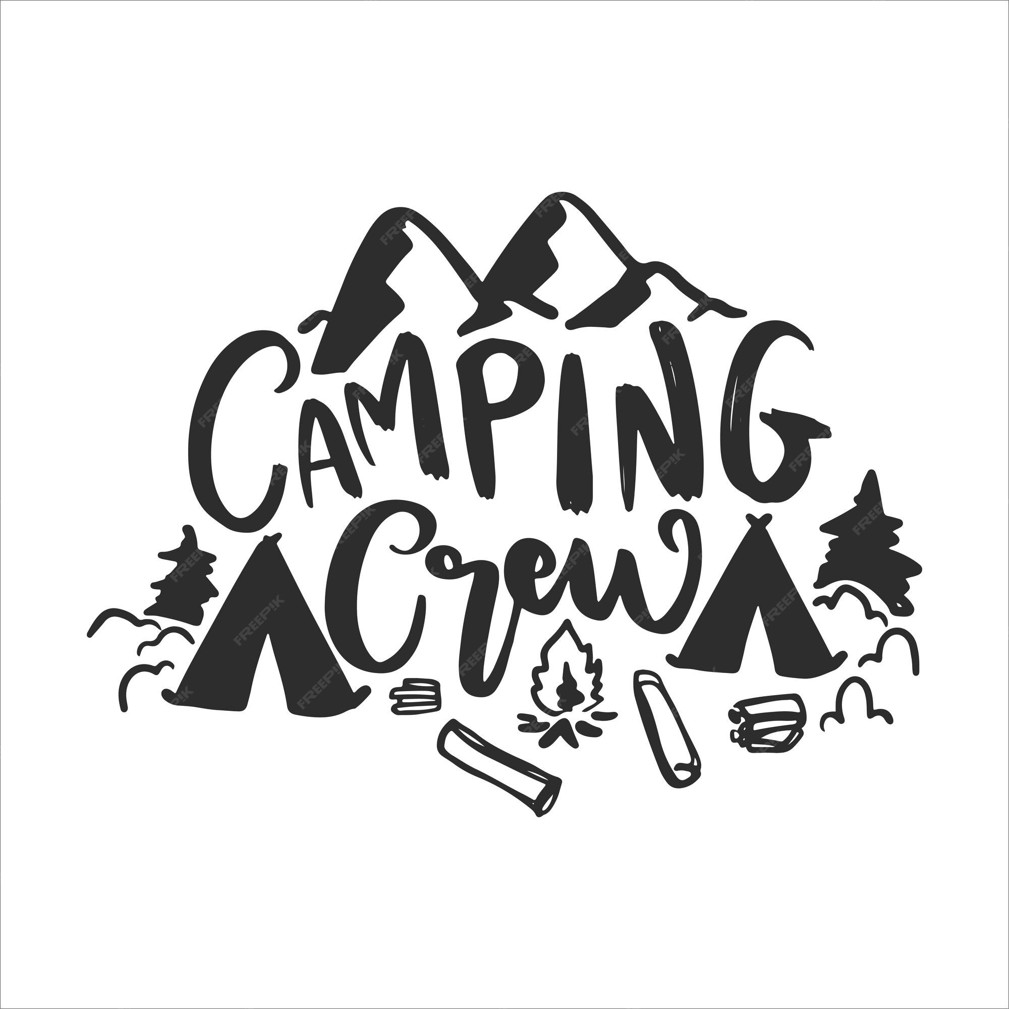 Abenteuerschriftzug zitiert poster, campingzitate für tshirtdesign