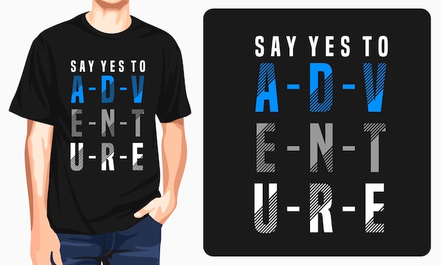 Abenteuer-t-shirt-design