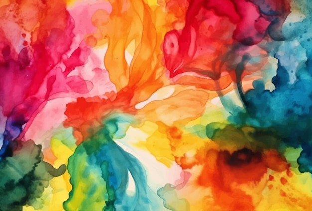 Abstract Aquarell bunten Hintergrund