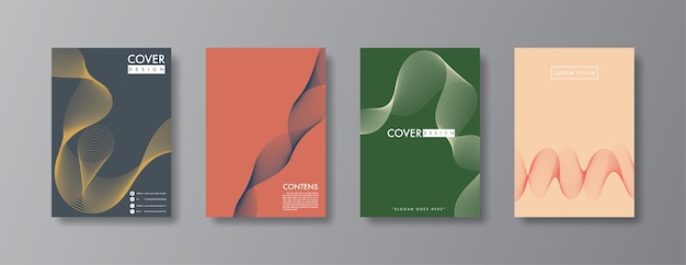 Abstract cover und broschüre design.