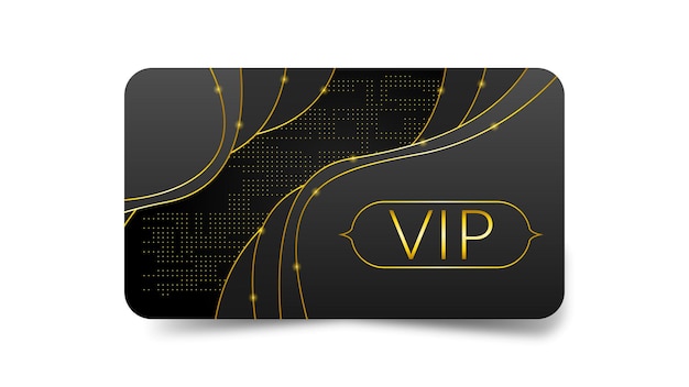 Vektor abstract dark gold and black vip card vorlage vektor design style premium luxury vorlage premium q