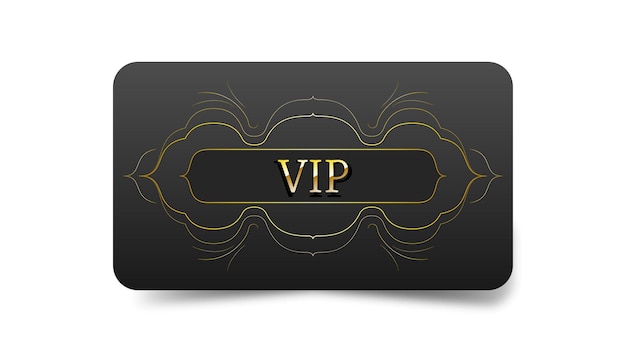 Abstract dark gold and black vip card vorlage vektor design style premium luxury vorlage premium q
