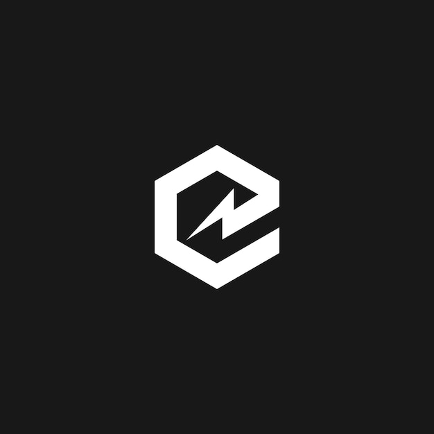 Abstract E-Volt-Logo-Designvektor