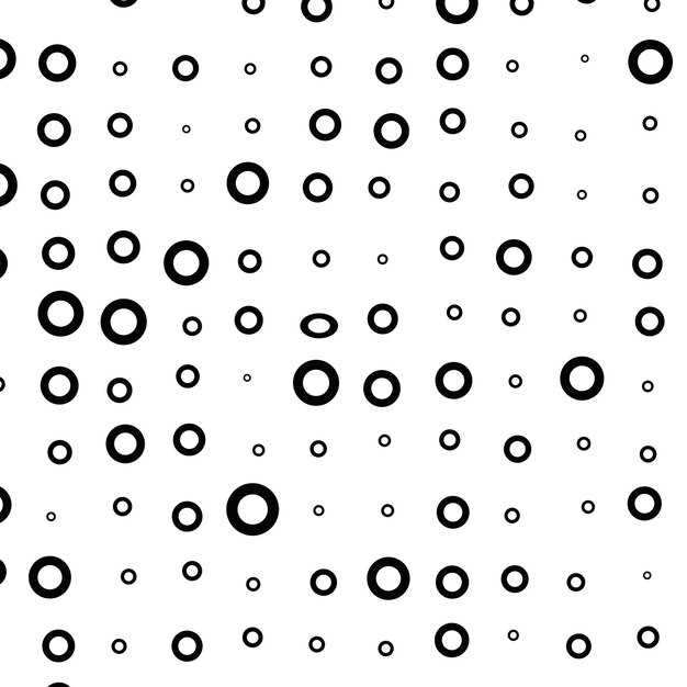 Abstract Fraktalgeometrie Monochrome nahtlose Muster und Vektor