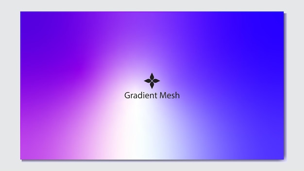 Abstract Gradient Mesh-Komposition mit Farbmischung