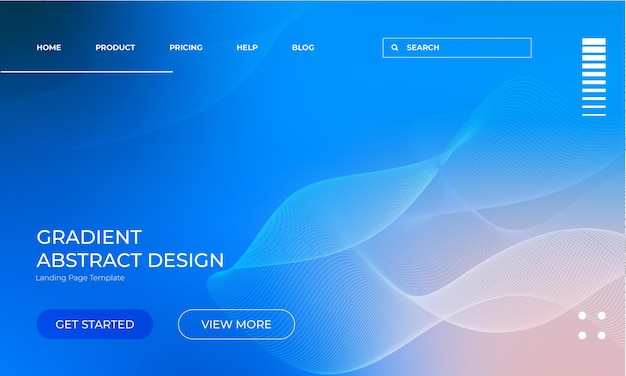 Abstract Gradient Vector Wallpaper für PUI Hintergrunddesign
