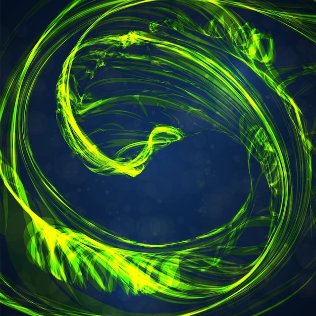 Vektor abstract green wave background
