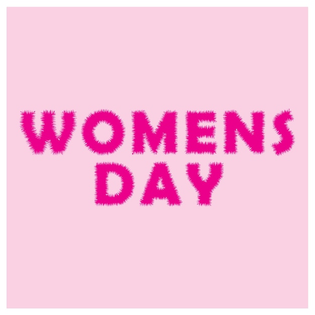 Vektor abstract happy women day logo happy women's day liebesvektor logo design rosa farbe rote farbe