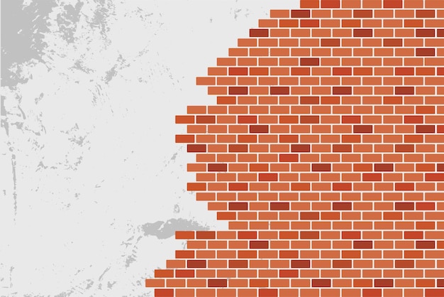 Abstract Hintergrund der braunen Ziegelsteinmauer Vektordesign