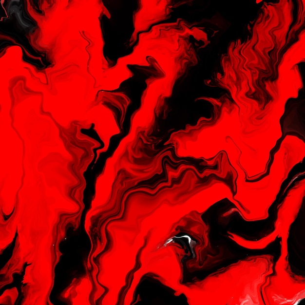 Abstract Illustration Fluid Art Design Hintergrund rot schwarz Farbe Vektor