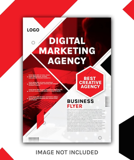 Abstract-Kreativ-Marketing-Flyer-Vorlage