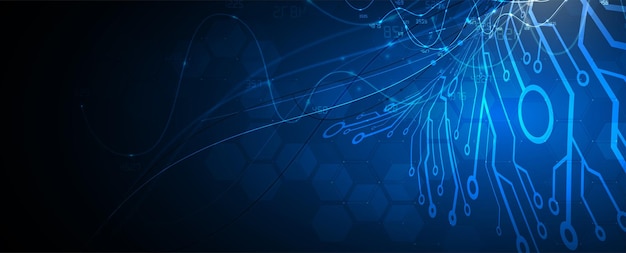Abstract Künstliche Intelligenz Cloud-Computing Maschinelles Lernen Technologie Web-Hintergrund Virtuelles Konzept futuristischer Hintergrund