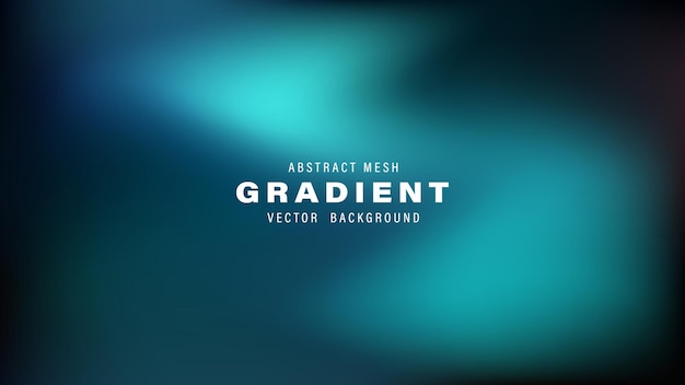 Abstract Mesh Gradient Teal Vector Hintergrunddesign-Illustration