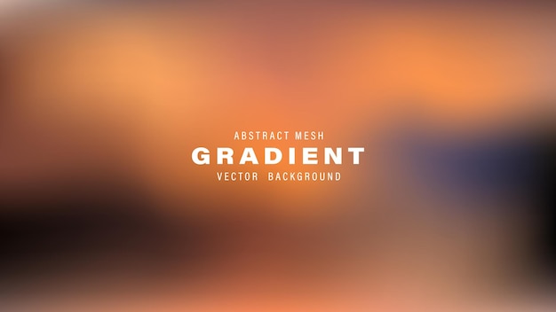 Abstract Mesh Gradient Vector Hintergrund Braun Orange verschwommen