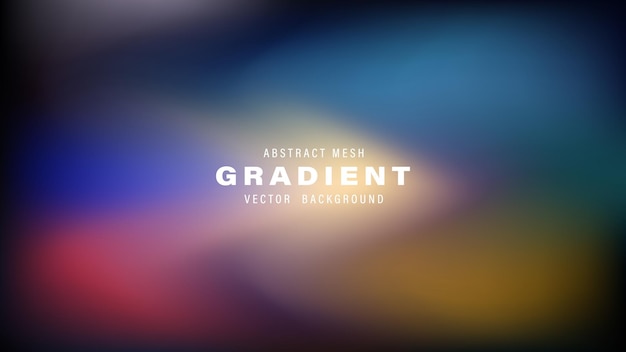 Abstract Mesh Gradient Vector Hintergrund Design Vorlage Farbig