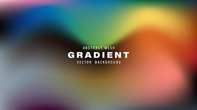 Abstract Mesh Gradient Vector Hintergrund-Design-Vorlage
