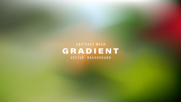 Abstract Mesh Gradient Vector Hintergrund Grün Braun und Rot Farbtöne