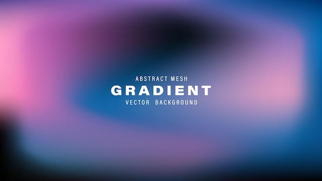 Abstract Mesh Gradient Vector Hintergrund Lila Rosa Blau Farbtöne