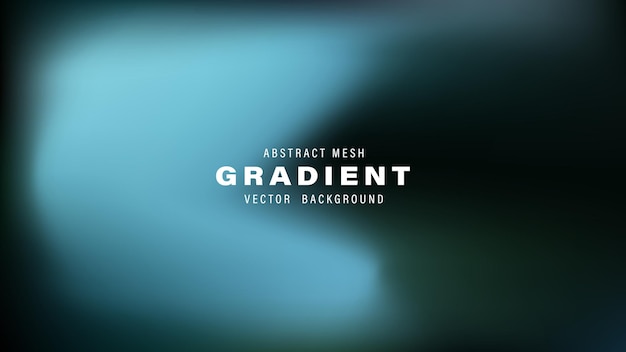 Abstract Mesh Gradient Vector Hintergrund Teal Dunkles Design