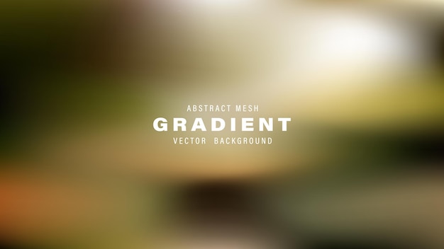 Abstract Mesh Gradient Vector Hintergrund verschwommen Olivenbraun Grün