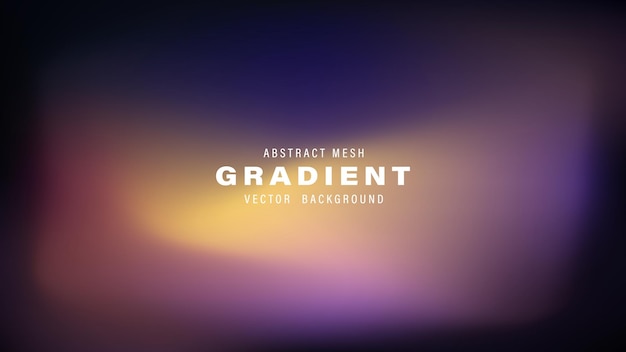 Abstract Mesh Gradient Vector Hintergrunddesign Lila Gelb